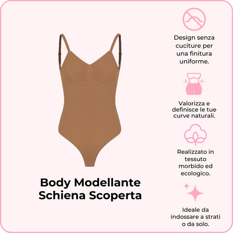 Body Modellante Schiena Scoperta