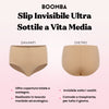 Slip Invisibile Ultra Sottile a Vita Media