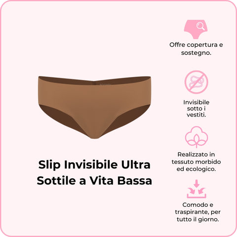 Slip Invisibile Ultra Sottile a Vita Bassa