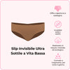 Slip Invisibile Ultra Sottile a Vita Bassa