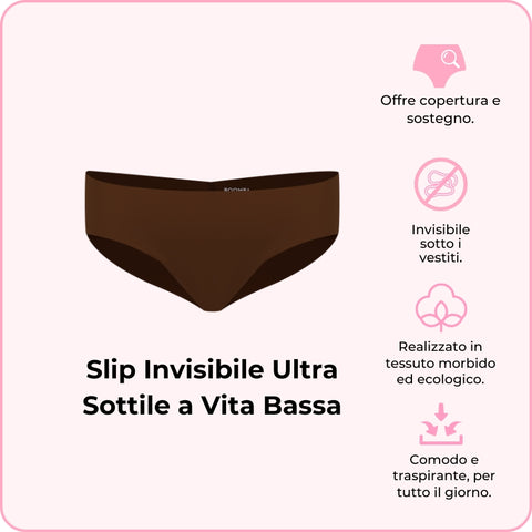 Slip Invisibile Ultra Sottile a Vita Bassa