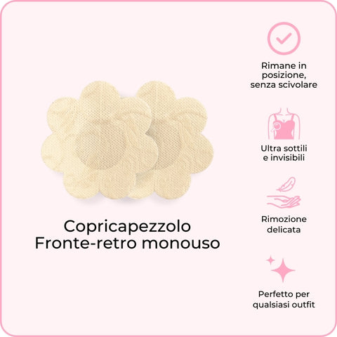 Copricapezzolo Fronte-Retro Monouso