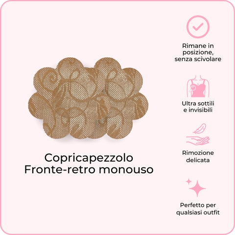 Copricapezzolo Fronte-Retro Monouso