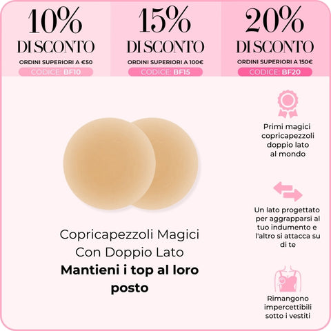 Copricapezzoli Magici Con Doppio Lato