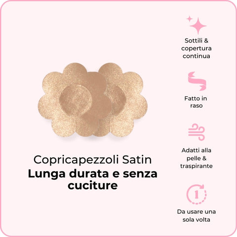 Copricapezzoli Satin