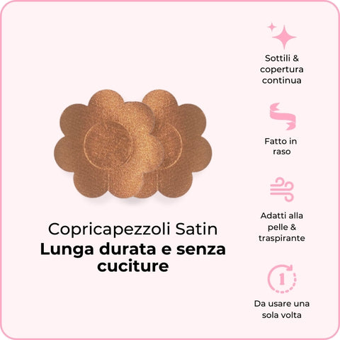 Copricapezzoli Satin