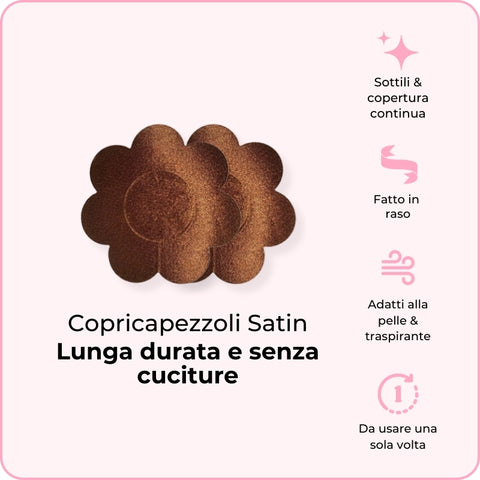 Copricapezzoli Satin